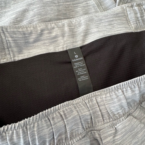 Lululemon Surge Short Lined Heather Allover Sea Salt - Picture 6 of 10